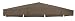 Produktbild Sun Garden Easy Sun Ersatzbezug Polypropylen Ø 350 cm Braun B058