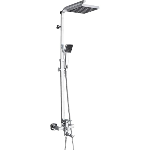 Ensemble de douche noir mat luxe pour salle de bain moderne chic