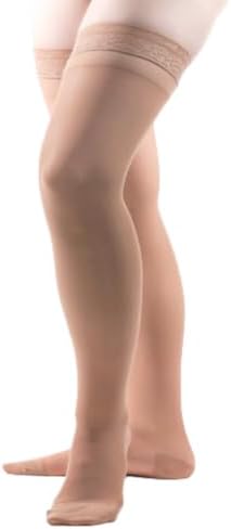 Allegro Women's Thigh High Compression Stockings 8-15 mmHg Support Hose image 4