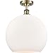 Innovations 516-1C-AB-G121-14-LED LED Semi-Flush Mount from Ballston Collection