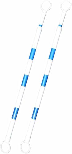 Barra de Seguridad Reflectante Teles con Conector retráctil para Conos de tráfico, Que Mejora la Visibilidad y el Control del tráfico. Ideal para la organización de Eventos y la Seguridad Vi