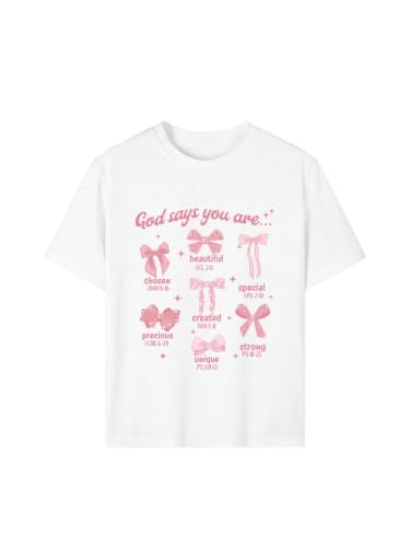 Image of RoseSeek Girl's Graphic Tees Short Sleeve Crewneck T Shirts