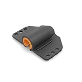 Isolate IT Lavalier Microphone Isolation Shield System with Sorbothane (Compatible with Shure/Tram, Black/Orange)