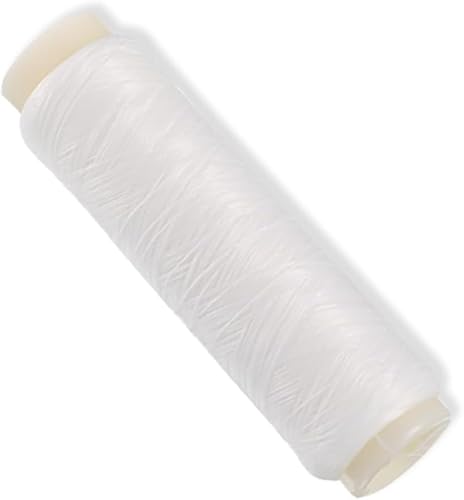 White Fishing Bait Thread Stretchy Fishing Line Fishing Thread Nylon Elastic Invisible Magic Fishing Line Clear Fishing String Fishing Tool Accessories Hunting and Fishing