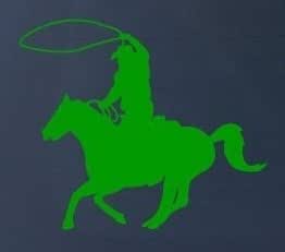 Amazon.com: COWBOY ROPING - Car, Truck, Notebook, Vinyl Decal Sticker ...