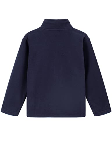 Noomelfish Girls Full Zip Soft Polar Fleece Jacket Outerwear Coat With Pockets (5-14 Years)2