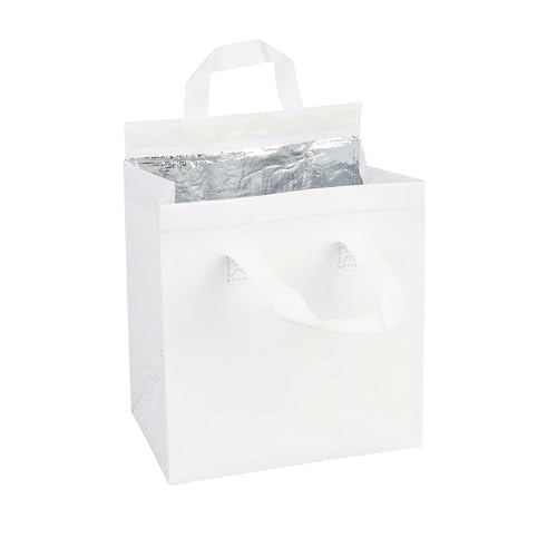 Restaurantware White Insulated Take Out Bag, 9.4 x 5.9 x 10.2 In, 25 Pack by Restaurantware - Used condition - Image 2