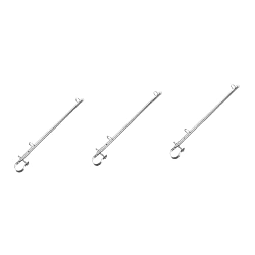 BESPORTBLE 3 Pezzi Pennone Dello Yacht Pennone Per Barche Marine Asta Portabandiera Per Barca Asta Di Sostegno Della Bandiera Asta Della Bandiera Palo Acciaio Inossidabile Silver