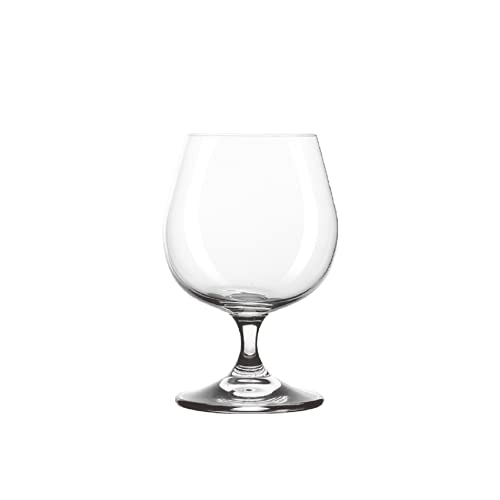 Image of 260 ML Classic Brandy Glasses Wine Glasses, Ultra-Thin Small Stem Crystal Clear Glass (260ml, Set of 6) (Set of 02)
