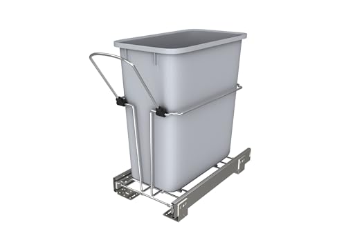 Rev-A-Shelf Chrome Steel Pullout Waste Container