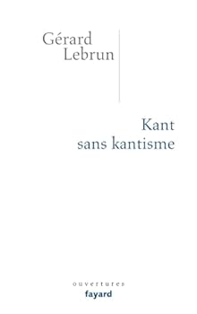 Paperback Kant sans Kantisme [French] Book
