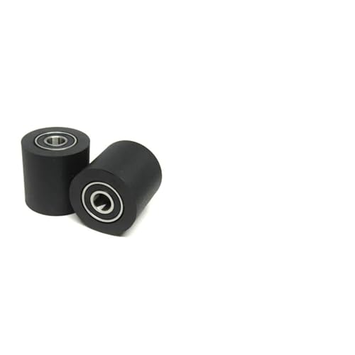Poulie double roulement 698 polyuréthane anti-vibration 8x30x30mm
