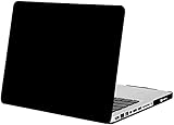 MOSISO Compatible with MacBook Pro 13 inch Case (Model: A1278, with CD-ROM) Old Version Release Early 2012/2011/2010/2009/2008, Protective Plastic Hard Shell Case Cover, Black