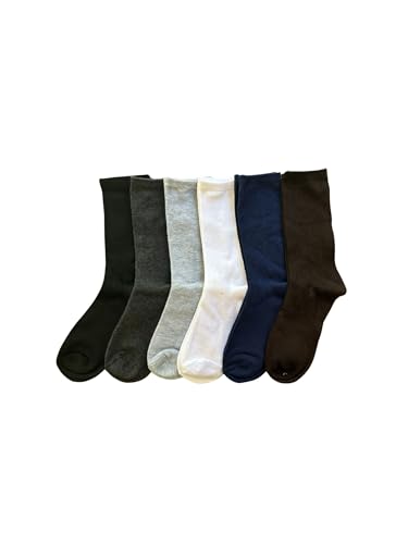 Legale Ladies Everyday Assorted Crew Socks 6 Pack2
