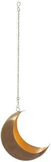 Sass & Belle Celestial Moon Gold Hanging Planter