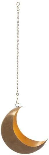 Sass & Belle Celestial Moon Gold Hanging Planter