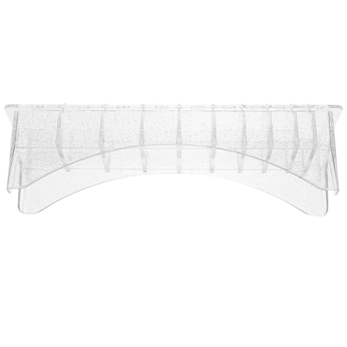 FOMIYES 10grids Hair Clipper Limit Comb Storage Box Hair Clipper Guards Combs Barber Tray Guide Organizer Salon Supplies