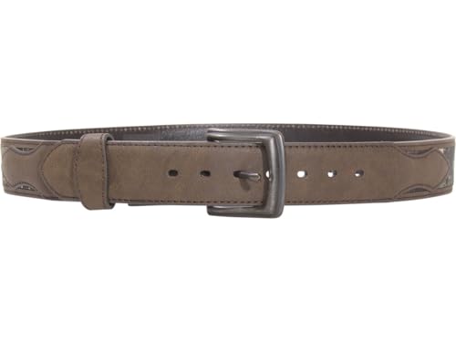 Men's Belt Split Tab Leather & Canvas Strata Sz: 342