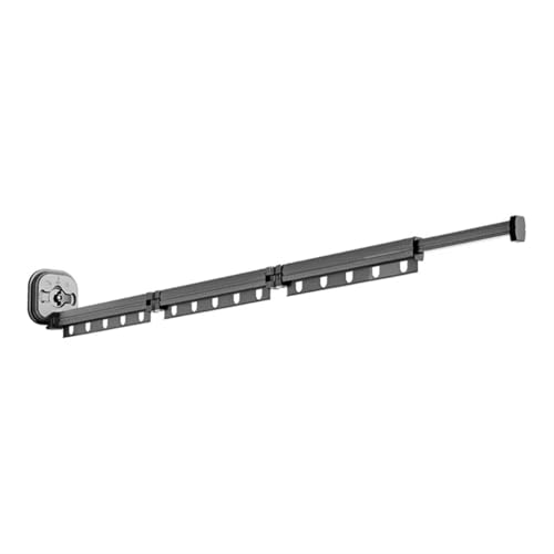 Mohuied MOHUIED Wandmontierter Wäscheständer 3er-Set