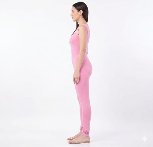 Image of Thrifty Thread Women's Cotton Full Length Leggings | Soft & Comfortable Leggings | High Waist | Regular Fit