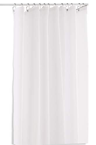 PHOS Design, Duschvorhang Pure, 200x220 cm (H x B), matt weiß, antibakteriell, Anti-Schimmel-Beschichtung, waschbar, Anti-statisch