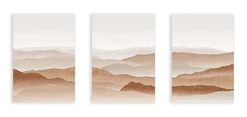 Peinture sur toile PMCTAZ de montagne abstraite avec finitions artistiques de haute qualité