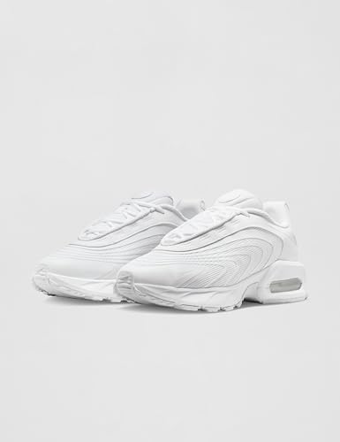 Nike Women's Air Max Fire Shoes, White/White-Black, 7