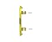 Safety Rail Co. Adjustable Self-Closing Safety Gate (Powdercoat Yellow, 19-25 inches)