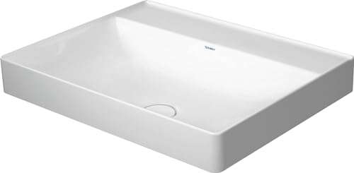 Duravit Aufsatzwaschtisch geschli. DuraSquare 60x47cm, o. ÜL, m HLB, o. HL, we WG
