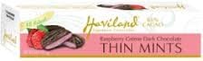Haviland Raspberry Creme Dark Chocolate Thin Mints 3.5 Oz (Pack of 6)