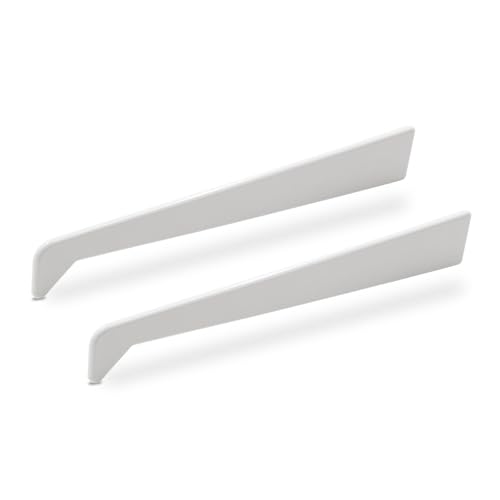 225mm Profile 22 Window Sill End Caps (Pair) - White