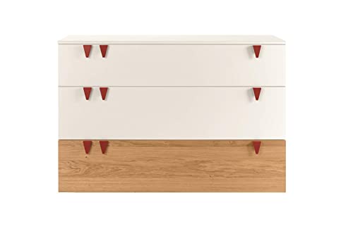 now! by hülsta minimo Kommode in Schneeweiß mit unterer Schublade in...