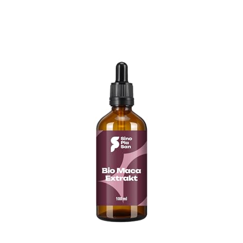 Bio Maca Extrakt | 100 ml | 3300mg je Tagesdosis | 10:1 Extrakt aus Macawurzeln aus Peru | aus kontrolliert biologischem Anbau