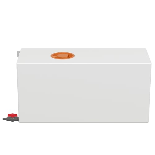 Image of TORVA 30 Gallon Fresh Water Tank, BPA Free Water Tank for Drinking, Cooking, Cleaning, Showering, Portable Water Storage for Campers, Trailers, Motorhomes, RVs (34'' x 13'' x 16.5'')