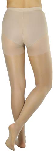 Image of ToBeInStyle Women's Control Top Sheer Footed Pantyhose Hosiery Tights Stockings