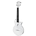 Enya Tenor Ukulele 26 Inch Carbon Fiber Cutaway Travel Ukelele for Adult with Beginner Bundle Kit Including Case, Strap, Capo and Strings（Nova U Pro White）