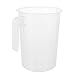 Hemoton 5000Ml Grand Pichet Gradué en Plastique Cruche De Mesure De Mesure Conteneurs Tasse À Mesurer Cruche Liquide Pichet Gradué pour Lab Cuisine avec Échelle