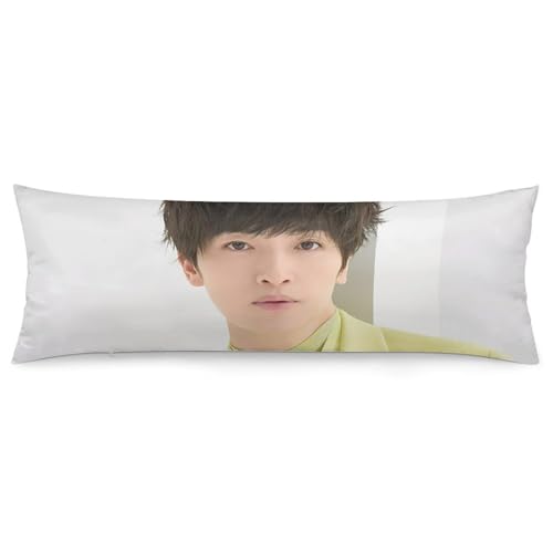 玉森裕太15 枕カバー ロング枕カバー 両面印刷 柔らかく生地 横寝用抱き枕 向き寝 室内装飾 20"x54"