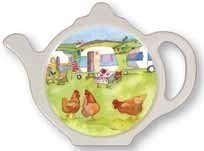 GLAMPING - CARAVAN/CAMPING - Emma Ball Colourful Melamine Teabag Tidy