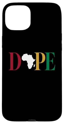 DOPE Africa Map Juneteenth Black Pride Celebration �X�}�z�P�[�X iPhone 15 Plus �p