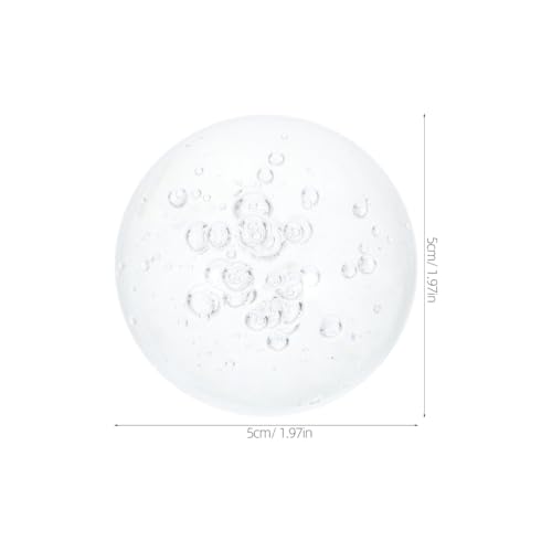 Miniatura 2 de Ciyodo 2 Piezas Bola De Cristal Para Fuente De Agua Interior 2 Pulgadas Bola De Burbuja Decorativa Feng Shui Accesorio Para Escritorio Y Decoración De Hogar