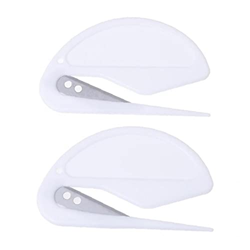 TOSSPER 2 stks Plastic Brief Opener Mini Brief Mail Envelop Opener Veiligheid Papieren Bewaakt Cutter Kantoorapparatuur - Afbeelding 4