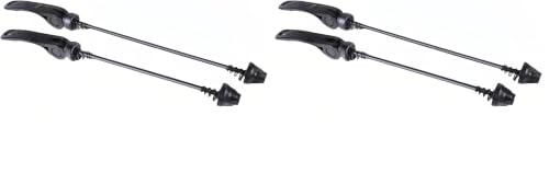 Image of QR Bike Skewer Set 145 /180mm - Quick Release Axle for MTB /Road Bikes, 4.5mm Alloy /Steel, Tool-Free Installation, Heat /Corrosion Resistant, Lightweight (46g /51g) - Fits 20 inch-28 inch Wheels