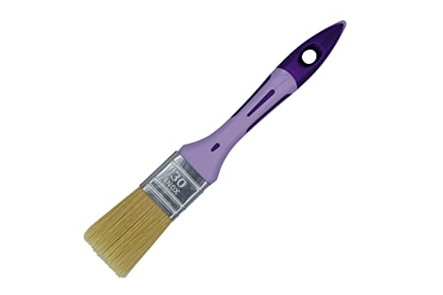 Savy 4807030 Pinceau plat toute peinture Fibres Synthétiques largeur 30 mm, Violet
