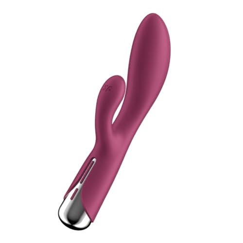 Satisfyer Spinning Rabbit 1 Vibrateur Rabbit | Rotation pour point G et Clitoris | Sex ToyÌs Femme | Stimulation avec Fonction Rotative | 12 Programmes de Vibration et 5 Programmes de Rotation