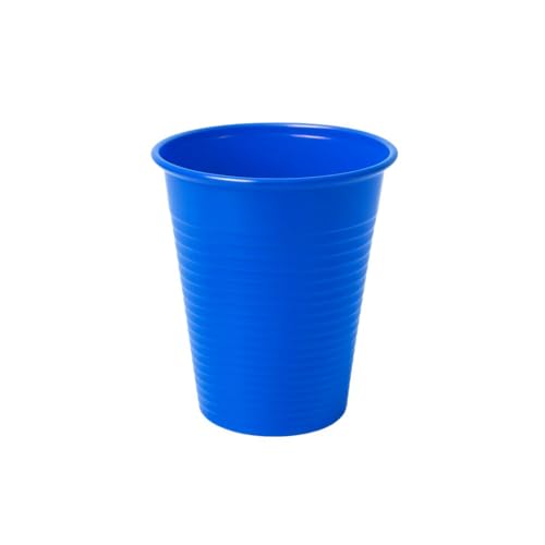 ecodrinks - Bicchieri per Acqua e Cocktail Riutilizzabili - Senza BPA - Resistenti e Ideali per Bevande Fredde - Massima Praticità per Feste, Catering, Barbecue - 200ml (Blu, 100)