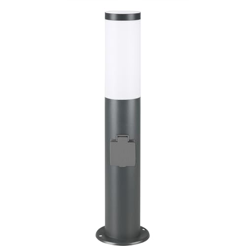 MONZANA® Außenleuchte Edelstahl 50cm E27 Fassung IP44 Wetterfest Garten Wegeleuchte Gartenleuchte Strom Beleuchtung Draußen Outdoor Terrasse Anthrazit MONZANA® Außenleuchte Edelstahl 50cm E27 Fassung IP44 Wetterfest Garten Wegeleuchte Gartenleuchte Strom Beleuchtung Draußen Outdoor Terrasse Anthrazit