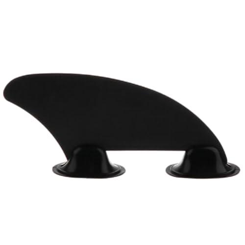 Mllepjdh Kayaks Trackings - Aleta inflable de repuesto para tabla de cuencas hidrográficas, color negro