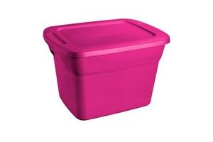Sterilite 18 Gallon Tote Box Set of 8 – Fuchsia Supreme