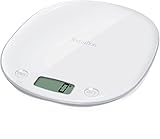 Terraillon Balance de Cuisine, Tare, Conversions Liquides, Poignée intégrée, Portée 5 kg, Macaron, Meringue